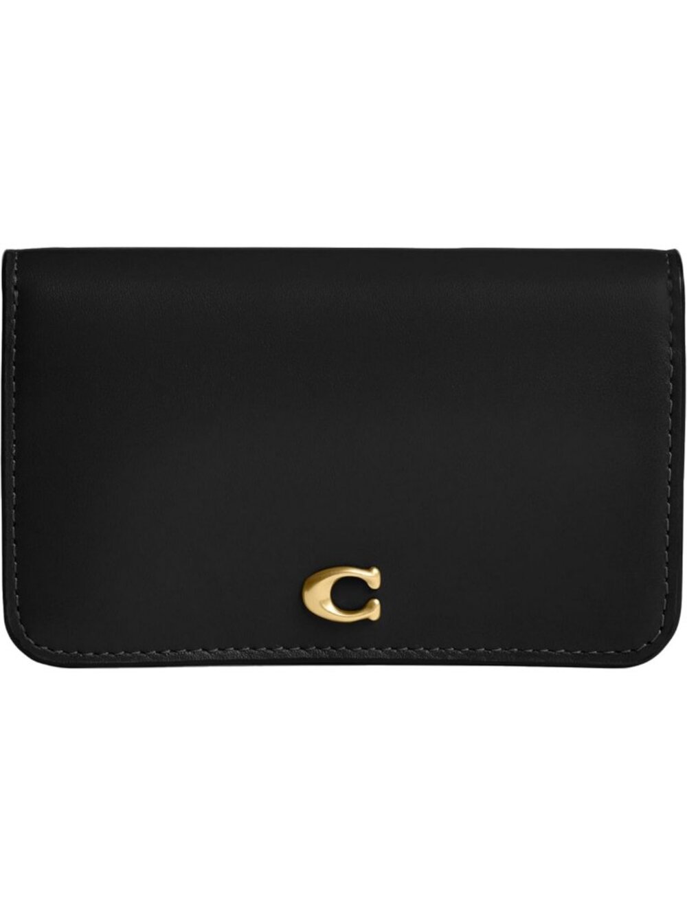 Essential Slim Card Case for Women - Black, Stylish & Compact Wallet, One Size